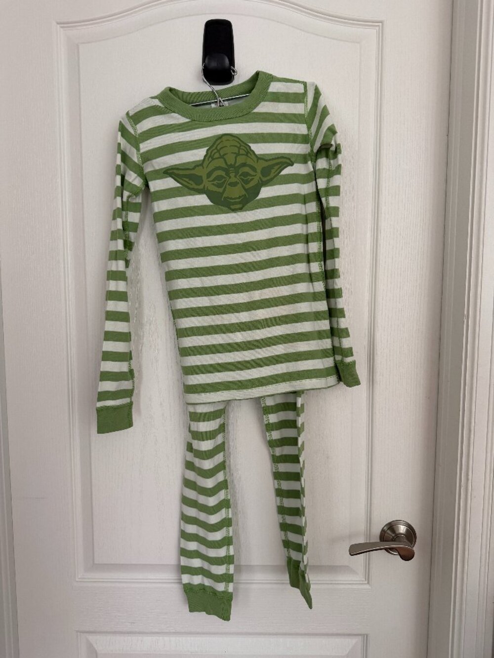 Hanna Andersson Star Wars Yoda Organic Cotton Pajama Set  – Size 140 cm / US 10